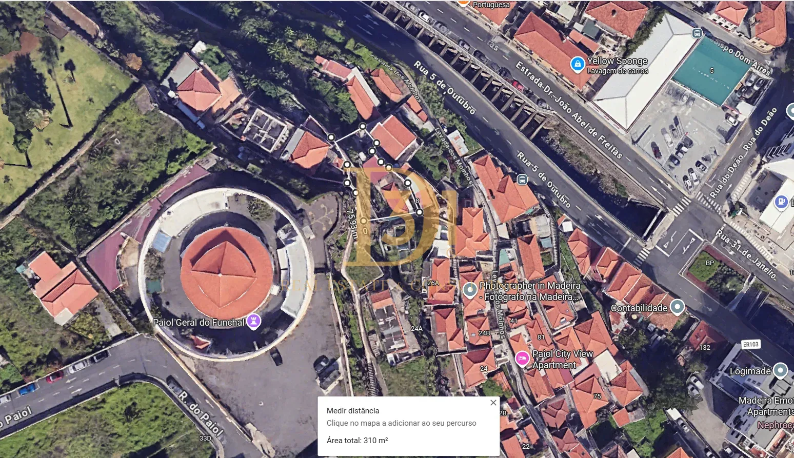 Moradia T4 para recuperar - Levada dos Moinhos - São Pedro - Funchal - Imóvel D31 em Portugal
