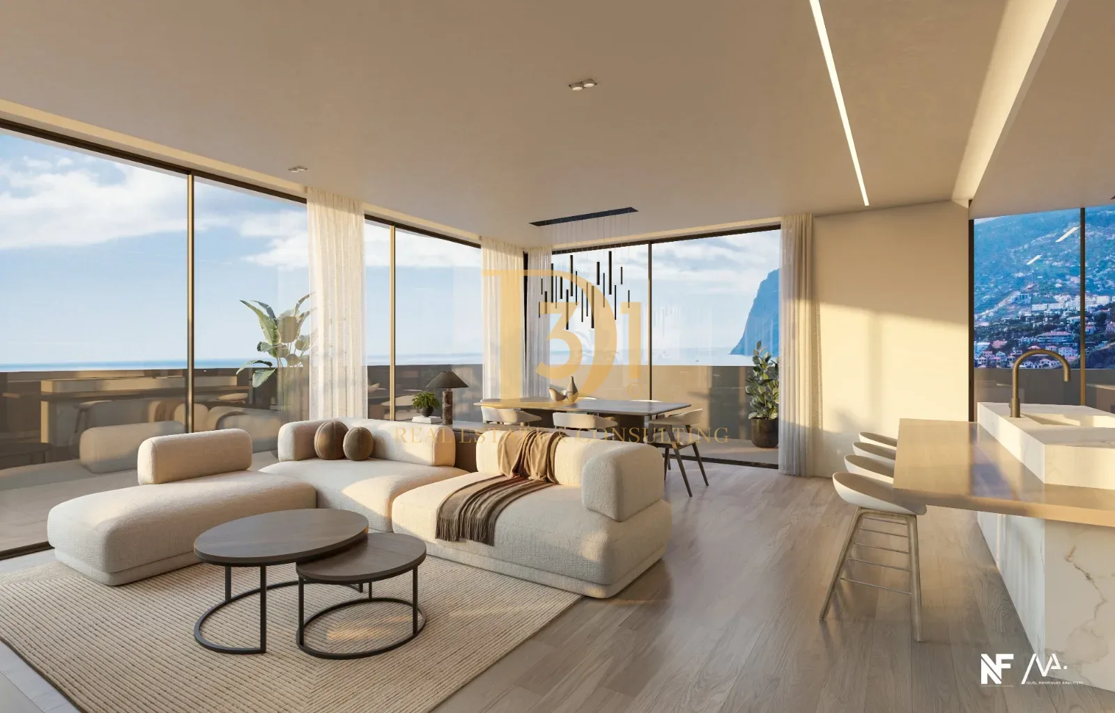 Apartamento T2 com piscina privada e vista mar — Monumental Premium, Piornais, Funchal - Imóvel D31 em Portugal