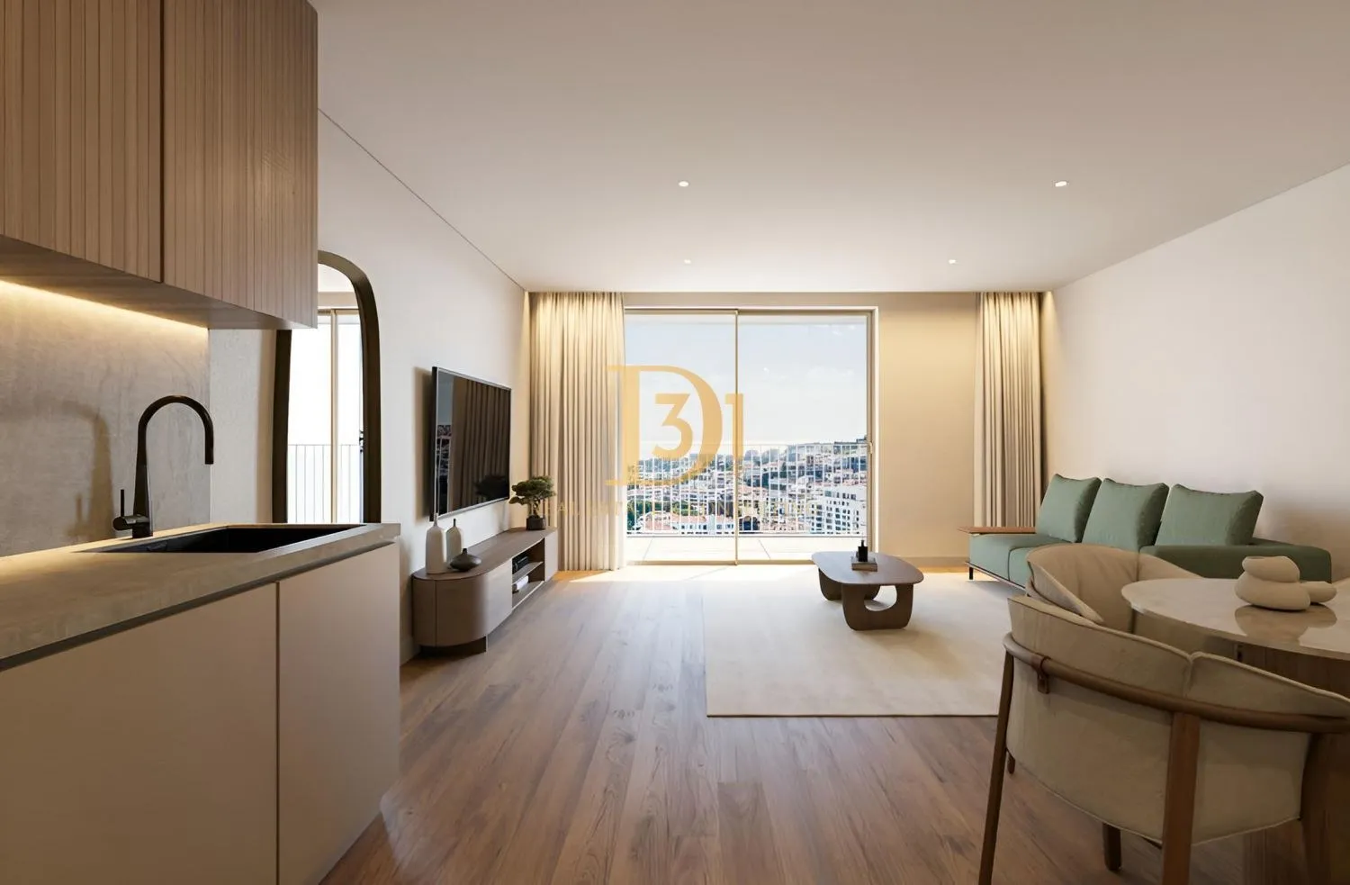Apartamento T1, D - Torrinha Bay - Piso 0 (Bloco B) - Imóvel D31 em Portugal